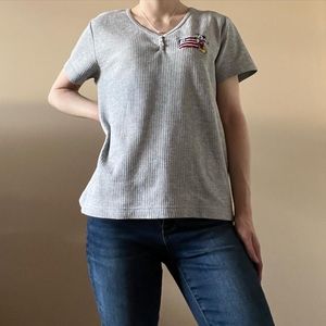 Exclusive Mickey Mouse gray short sleeve tee